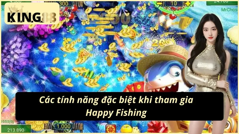 Tính năng khóa mục tiêu trong Happy Fishing