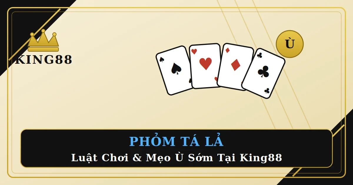 Phỏm Tá Lả: Luật Chơi, Tính Điểm & Mẹo Ù Sớm King88